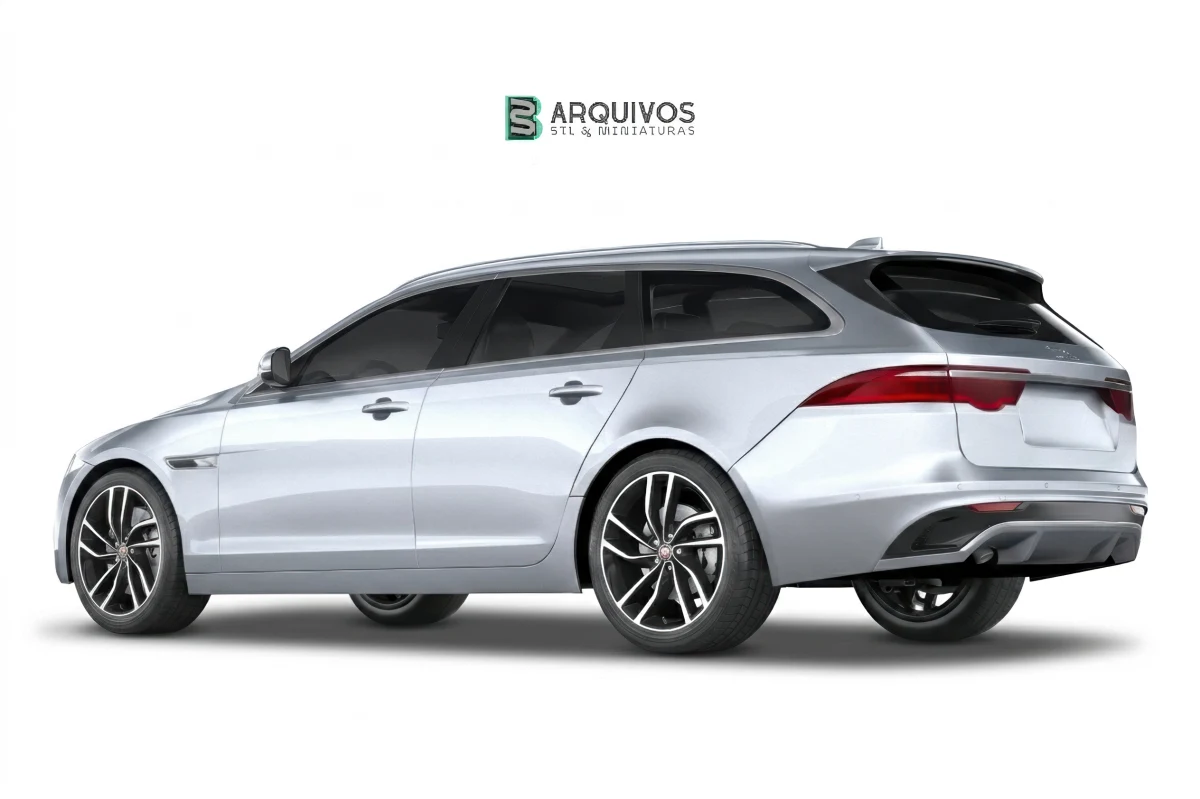 Modelo 3D STL - Jaguar XF Wagon 2021 — foto 3